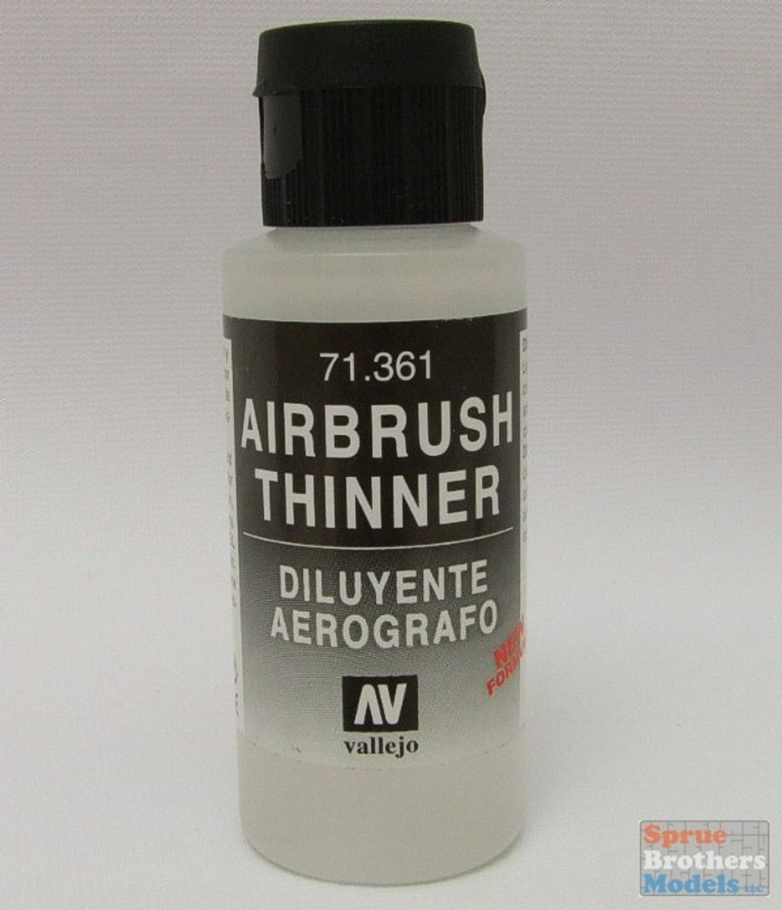 VAL71361 Vallejo Airbrush Thinner 60ml (Medium Size) #71361 - Sprue  Brothers Models LLC